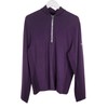 GREYSON Shirt Mens Medium Purple Tate 1/4 Zip Mock Neck Pullover Sweatshirt Logo gallery