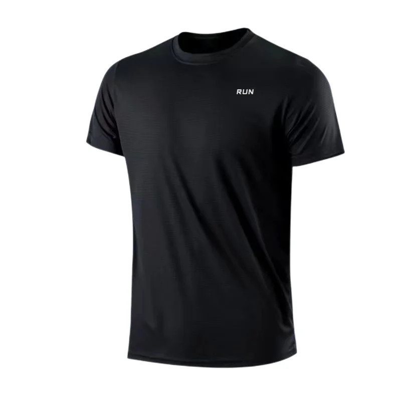 Men's Quick Dry Short Sleeve Gym Running Moisture Wicking Round Neck T-Shirt gallery
