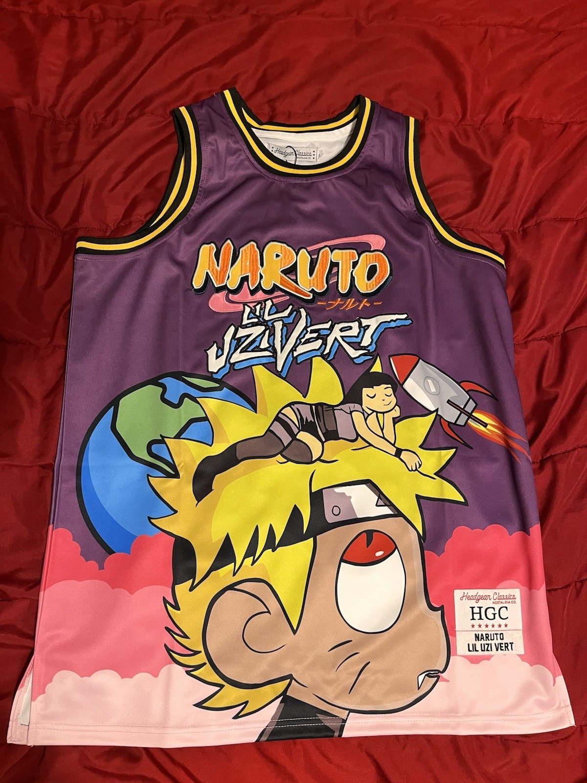 HGC Lil Uzi Vert x Naruto Basketball Jersey gallery