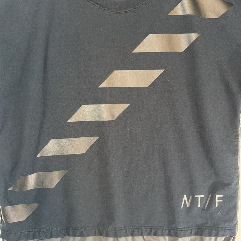 Nike NT/F Mens Medium Top Black Pullover Sweatshirt Long sleeve Athletic Comfort gallery
