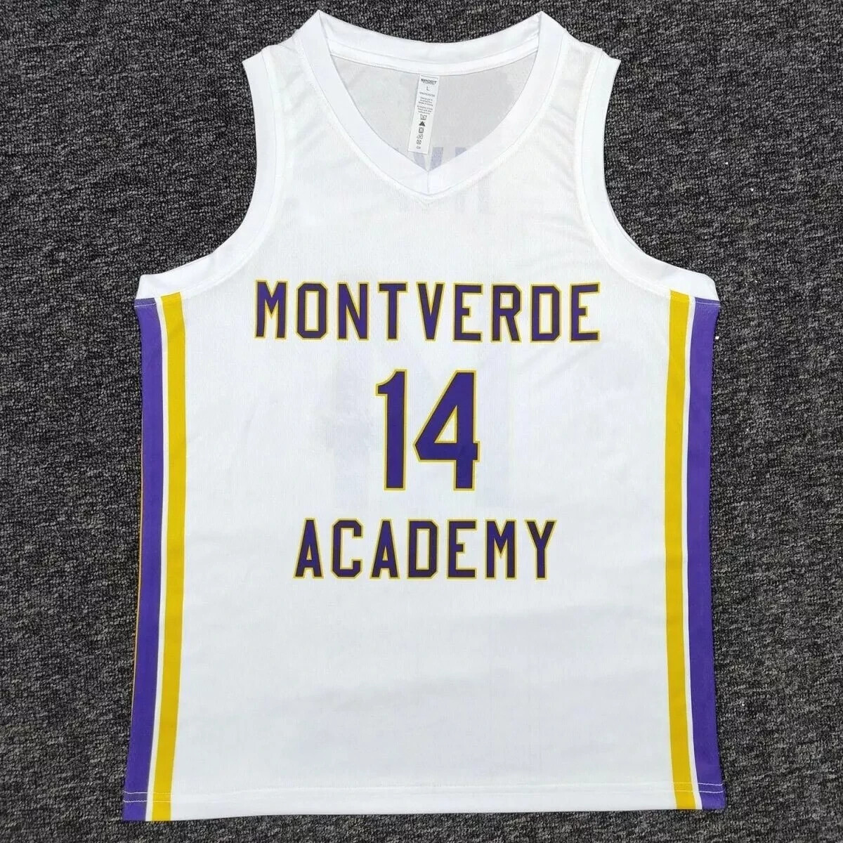Retro Youth Men Newell #14 High School Basketball Jerseys 4 Colors Sewn Custom gallery