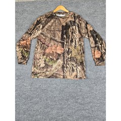 Rustic Ridge Camo Long Sleeve Shirt Men’s Size L Polyester Hunting Outdoor