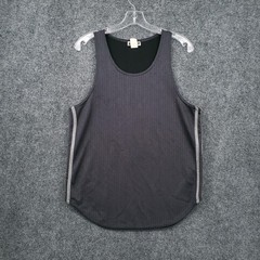 VINTAGE YMLA Jersey Mens M Medium Gray Tank Sleeveless Pullover Athleisure Y2K