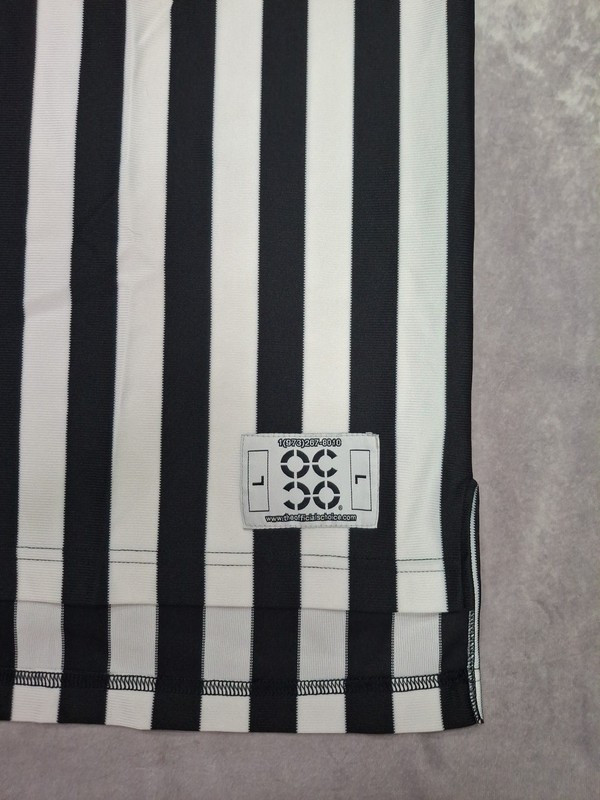 Officials Choice Referee Shirt Size Large Adult Size Stripe Jersey for Sports gallery