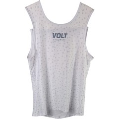 Volt Cycling Jersey Tank Racing Singlet Top White Size XL Coolmax Mens