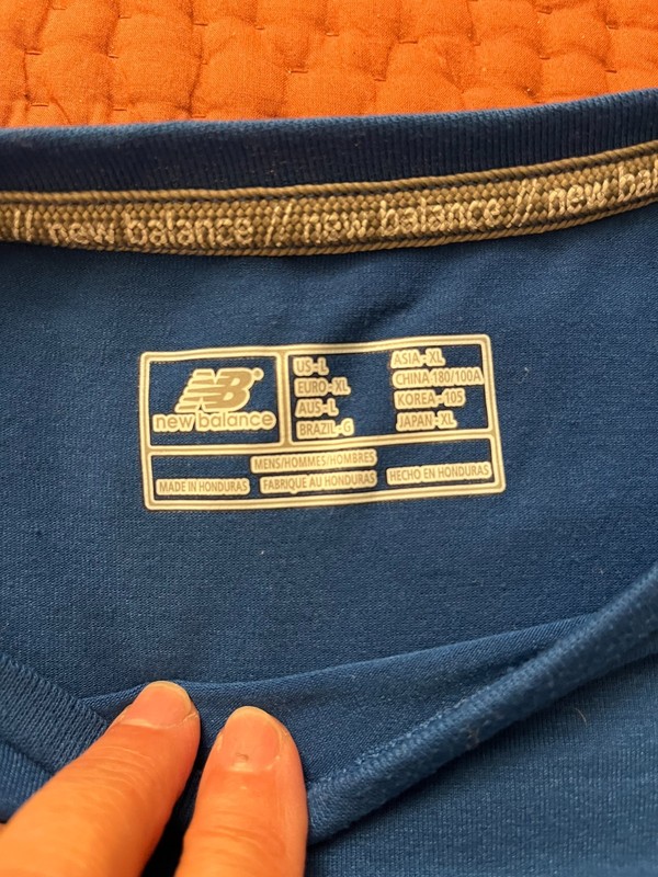 New Balance Sports Essential Shirt ~ Blue-ish ~ Men's Size XL ~ EUC gallery