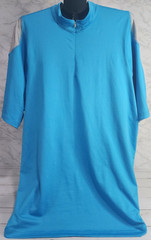 Antigua Desert Dry Golf 1/4 Zip Pullover w/Mesh Armpits Blue/Gray, Men’s Size XL