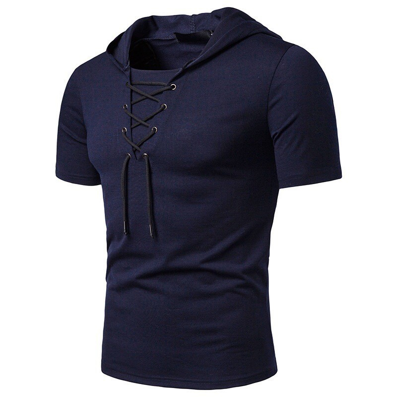 Men's Summer Slim Comfortable Short Sleeve Top Men's Casual Fashion Hip Hop gallery