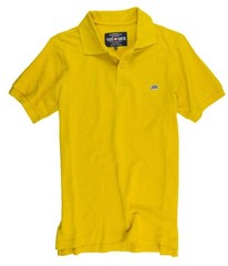Ecko Unltd. Mens Wallburner Solid Color Polo Shirt, oldgold, L