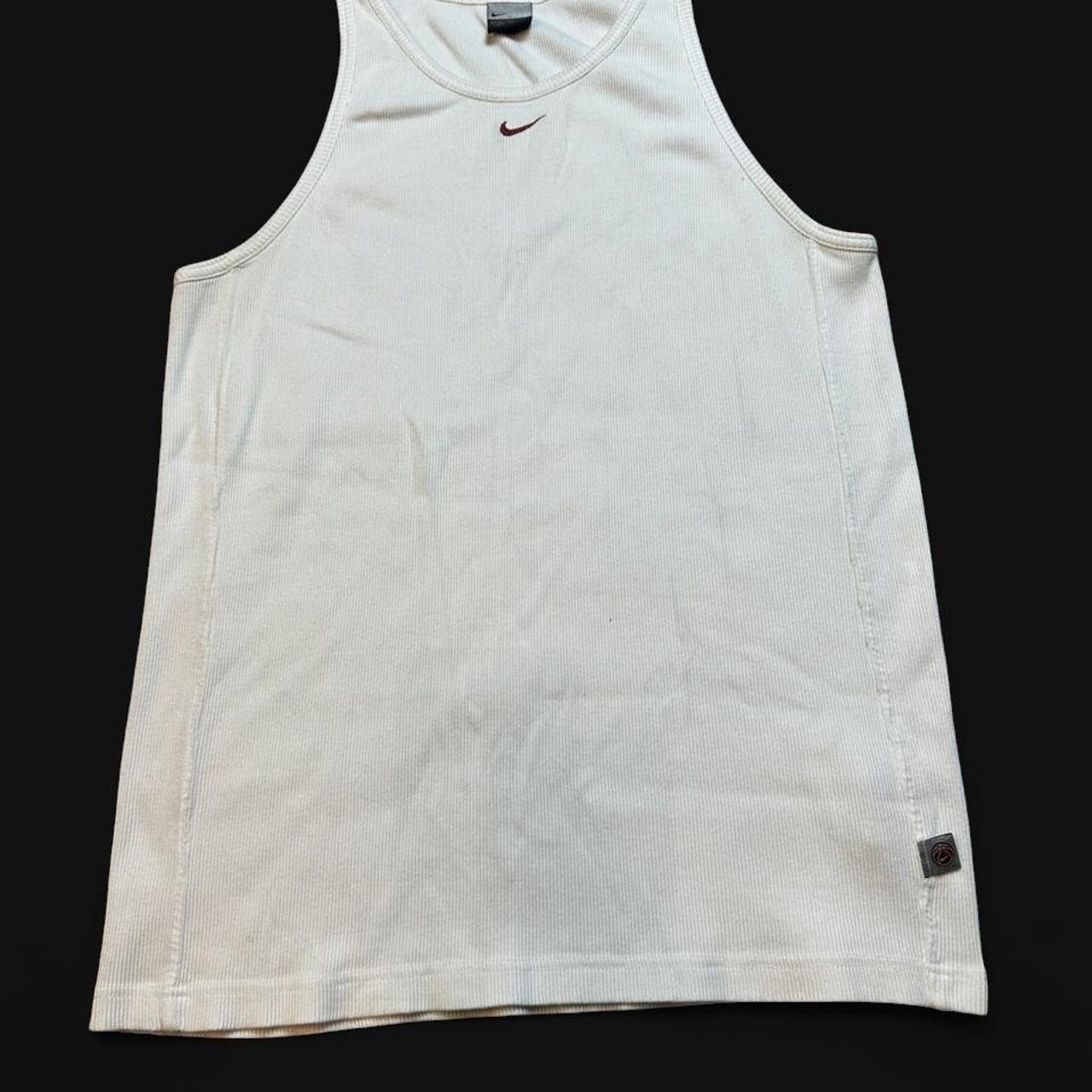 Vintage Nike Tank Top Ribbed Center Check Swoosh Basketball Retro 90s Men XXL gallery