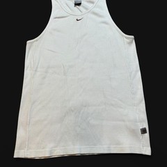 Vintage Nike Tank Top Ribbed Center Check Swoosh Basketball Retro 90s Men XXL