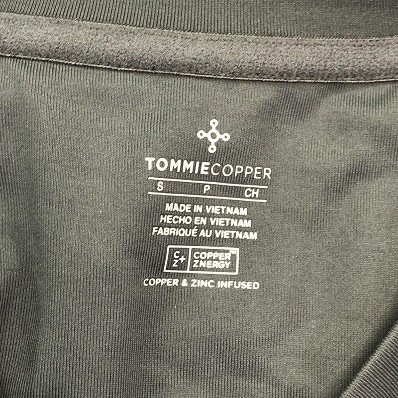 Tommie Copper Shirt Mens Small Gray Compression Zip Lower Back Support Top gallery