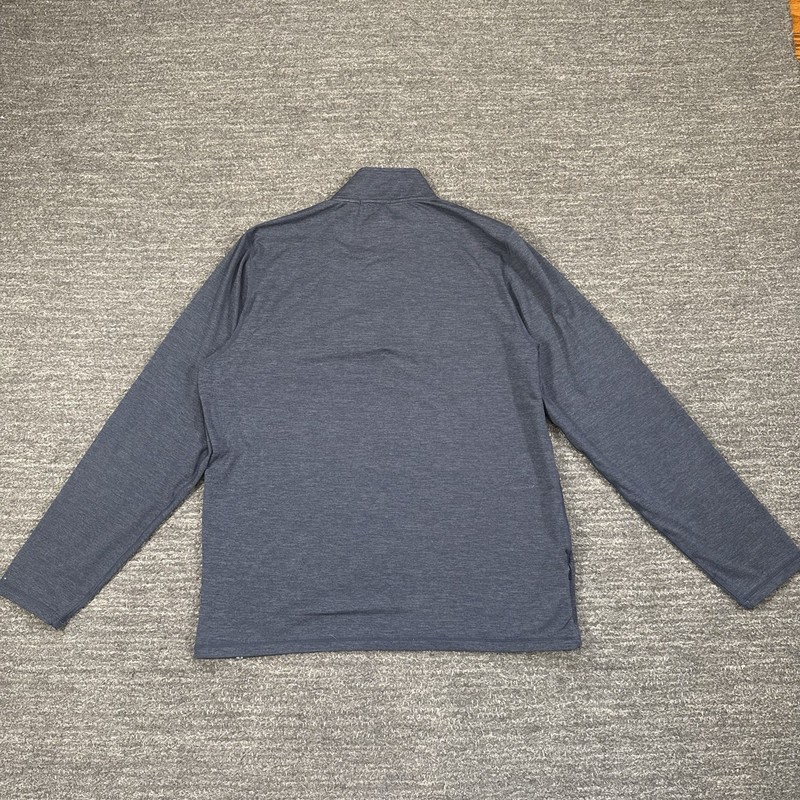 Marine Layer Weekend Sport Performance 1/4 Zip Pullover Men XL Blue Golf Active gallery