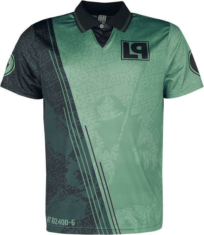 Amplified Men's Hybrid Theory Linkin Park Jersey Nu Metal Band Soccer Tee gallery