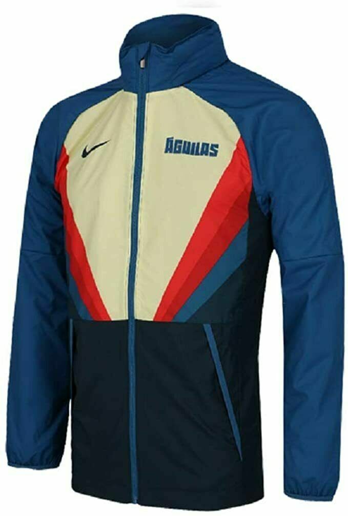Nike Club America Aguilas Zip Jacket Futbol Soccer Liga MX CI9180-457 SZ 2XL& S gallery