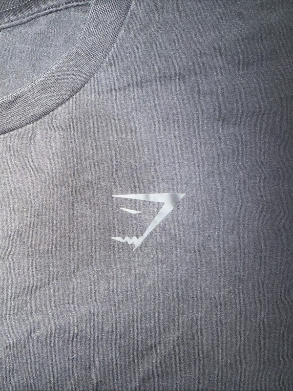 Mens - Gymshark Power T Shirt - Size L - Black/Gray gallery