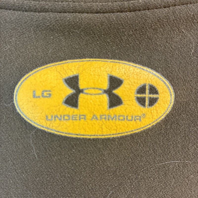 Under Armour ColdGear Large Compression Mock Neck Long Slv Base Layer Brown Mens gallery