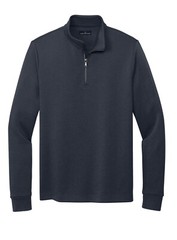 NEW MEN’S BROOKS BROTHERS DOUBLE KNIT, 1/4 ZIP PULLOVER, CADET COLLAR. 2XL