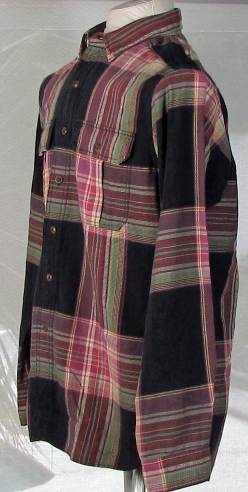 Size L Polo by Ralph Lauren 100% Cotton Flannel Shirt ~ Multi-Color Plaid gallery