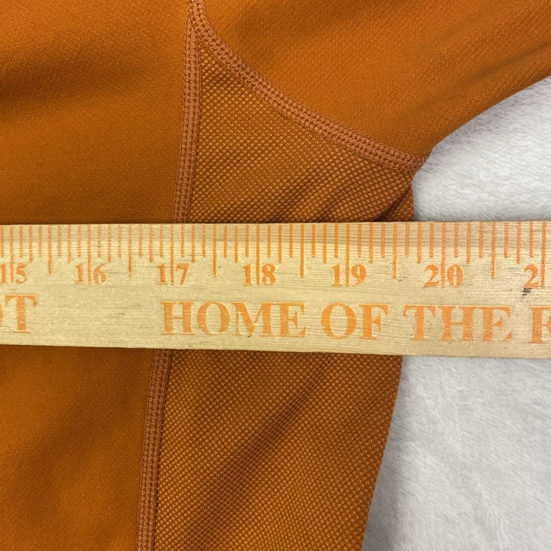 Nike ACG FitDry 1/4 Zip Pullover M Orange Fleece Base Layer Hiking Shirt VTG Y2K gallery
