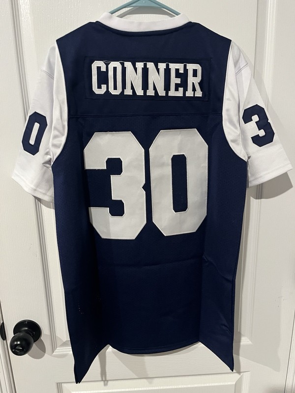Authentic Classics McDowell #30 Conner Football Jersey Blue White Men’s M NWT gallery
