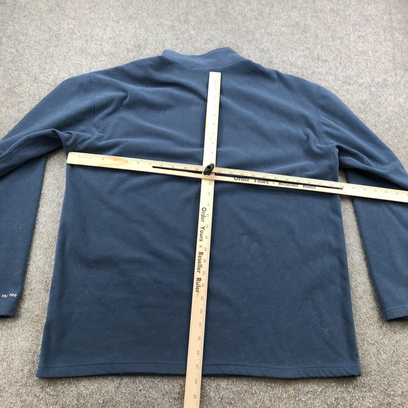 The North Face Pullover Mens XL Blue Fleece 1/4 Zip TKA 100 Hiking Sweater gallery