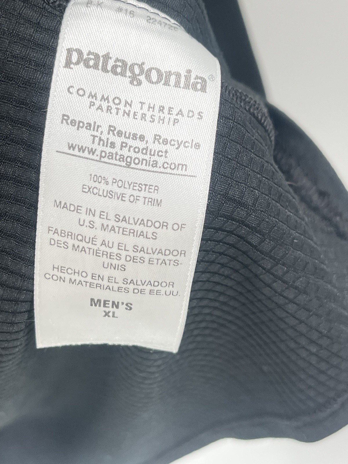 Patagonia Capilene Baselayer Top Long Sleeve Black Mens Sz XXL Outdoor gallery