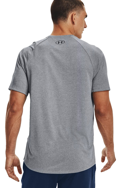 Under Armour Men's UA Tec 2.0 Gray Short Sleeve, Size Extra Large gallery