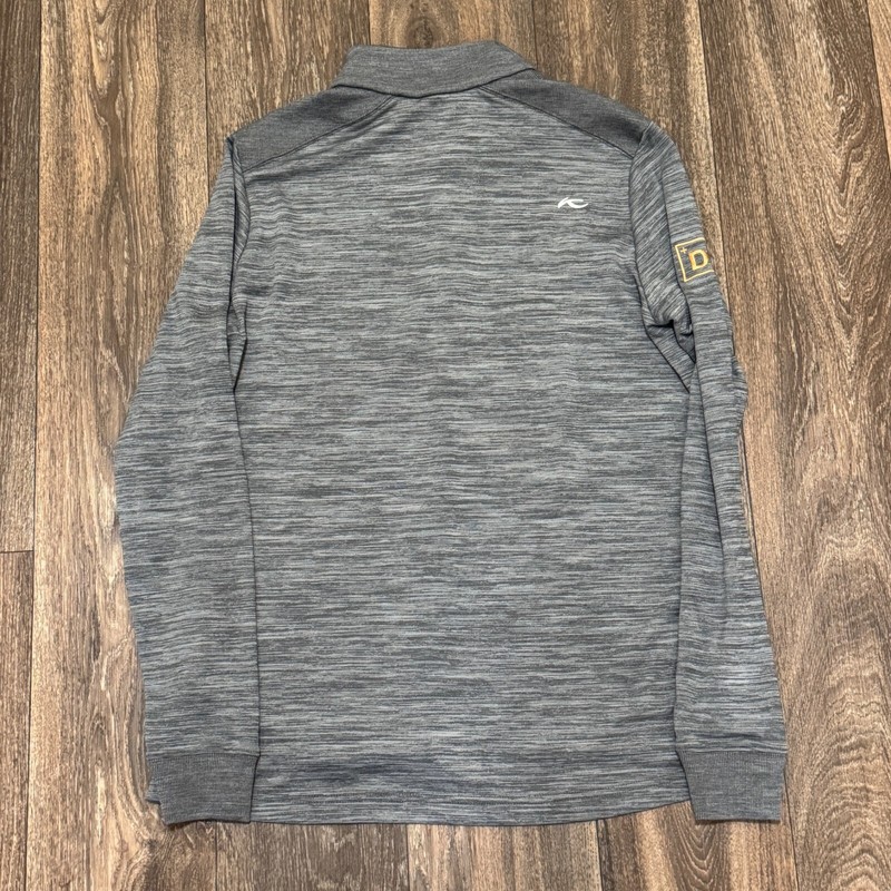 Kjus Liam Techwool Half-Zip Sweater Men's Medium 50 Gray Pullover Company Logo gallery