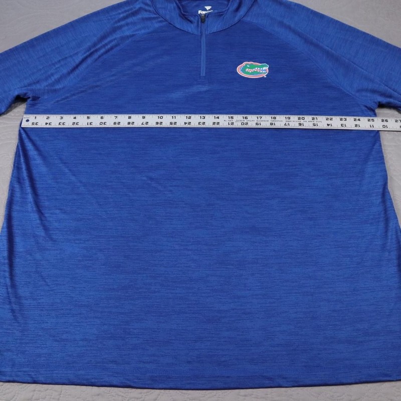 Fanatics Florida Gators 1/4 Zip Pullover Mens 2XL Blue Long Sleeve University gallery