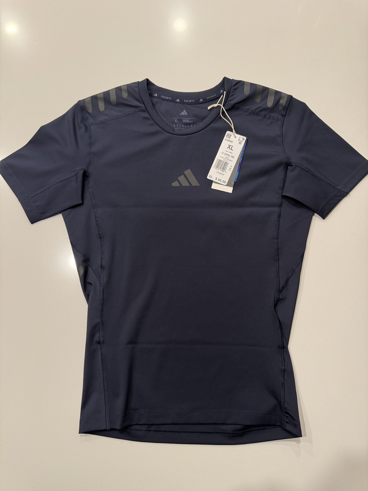 Adidas Techfit Control Tee Short Sleeve Training Shirt Mens XL JH3650 gallery