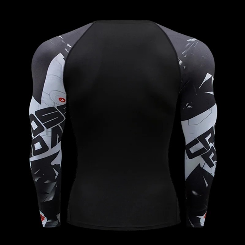 Camiseta De Compresión Gimnasio Dry Fit Manga Larga Hombre Fitness Otoño Deporte gallery