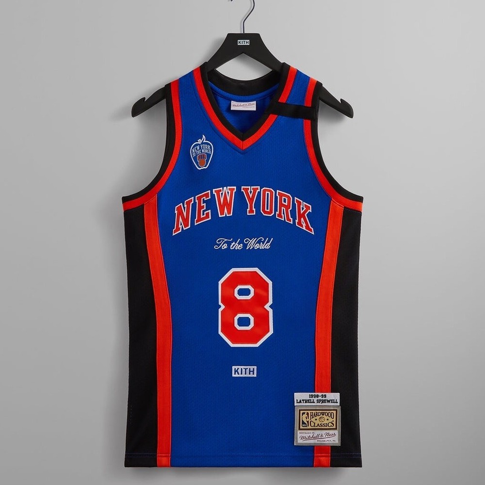 Kith and Mitchell & Ness for the New York Knicks Latrell Sprewell Jersey Size XL