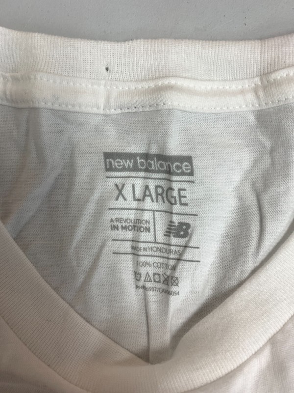 New Balance Men's Roav T-Shirt Size XL Slim Fit White Running Outdoor Workout gallery