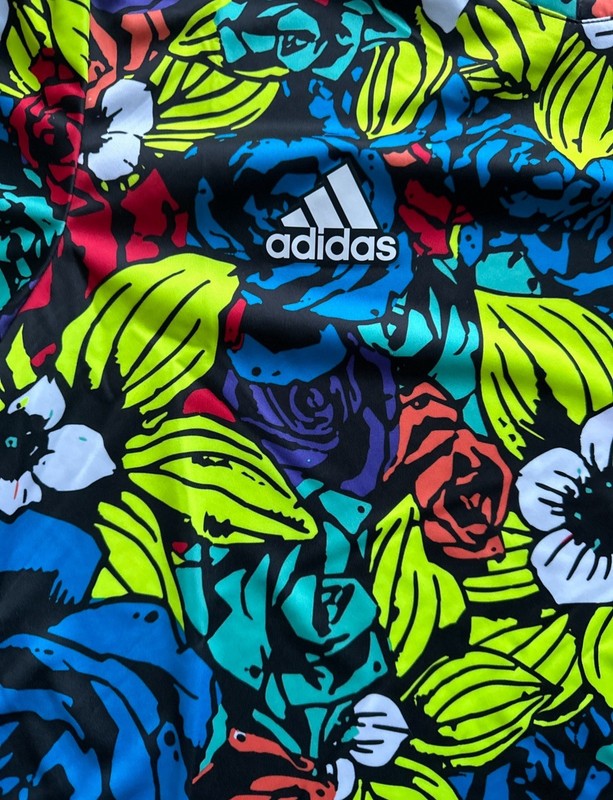 Adidas HC3929 Aeroready Tiro All Over Flower Print Multicolor Soccer Jersey M gallery
