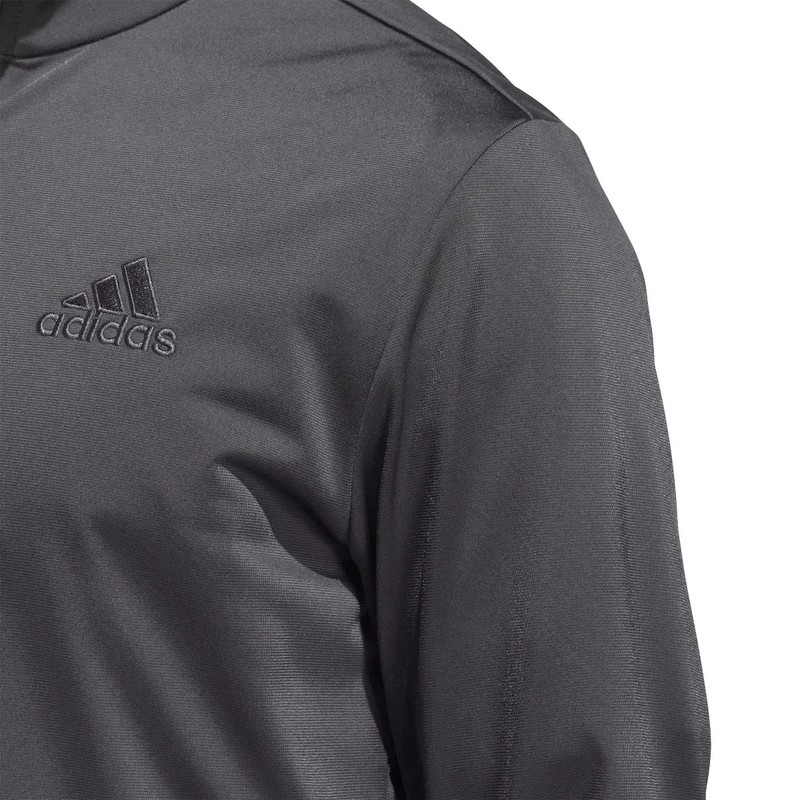 adidas Men's Quarter Zip Performance Track Top/Shirt - Grey Size S, L gallery