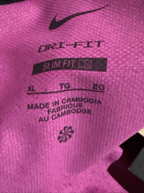 Nike Court Dri-FIT Slam Tennis T-Shirt Fuchsia FQ2018-518 Men’s Size XL gallery