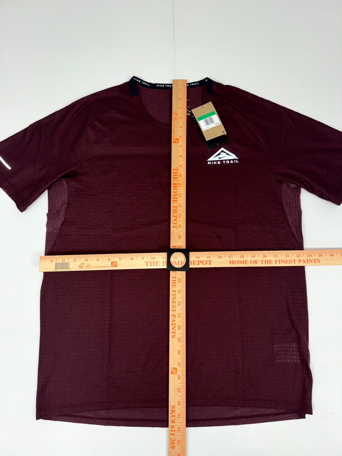 Nike Trail Solar Chase Dri-FIT Running Top Men's XLT Burgundy Crush DV9305-652 gallery