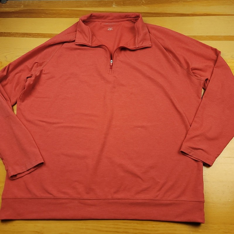 Onward Reserve XL Pullover 1/4 Zip Long Sleeve Salmon Athletic Mens gallery