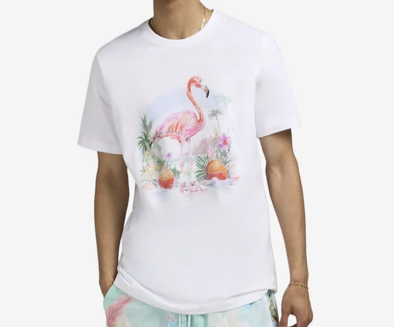 Jordan Men's Flight Essentials Flamingo T-Shirt - HJ2399 100 - Size: XL - NWT ! gallery