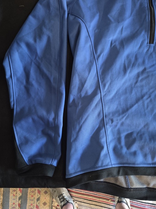Mountain Hardwear Pullover Mens Large Blue GORE WINDSTOPPER USA 1/4 Zip Hiking gallery