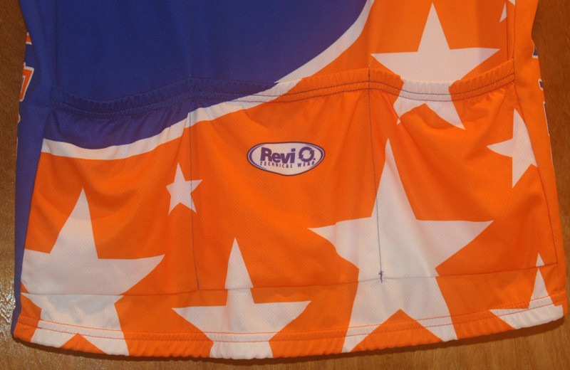 VTG Revi Cycling Jersey Adult EXTRA LARGE Orange White Clay 2003 gallery