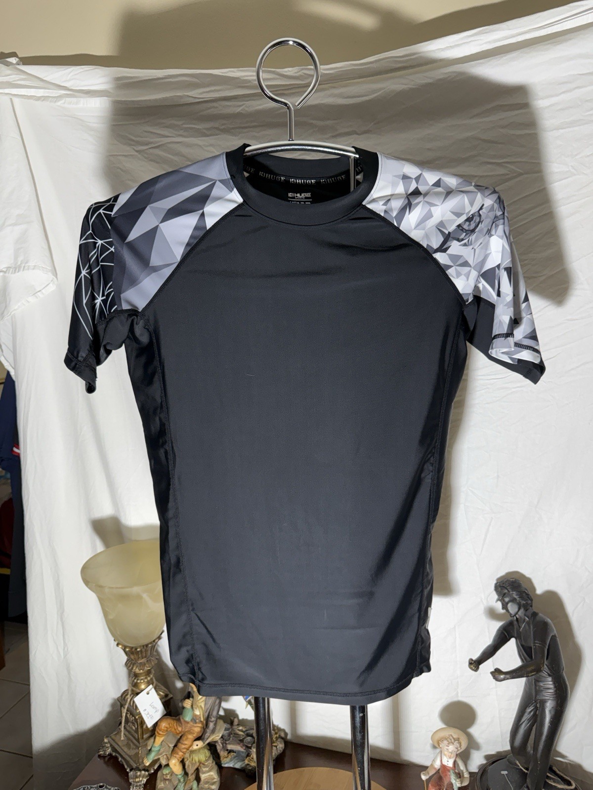 Huge Sports Black Compression Shirt: Large gallery