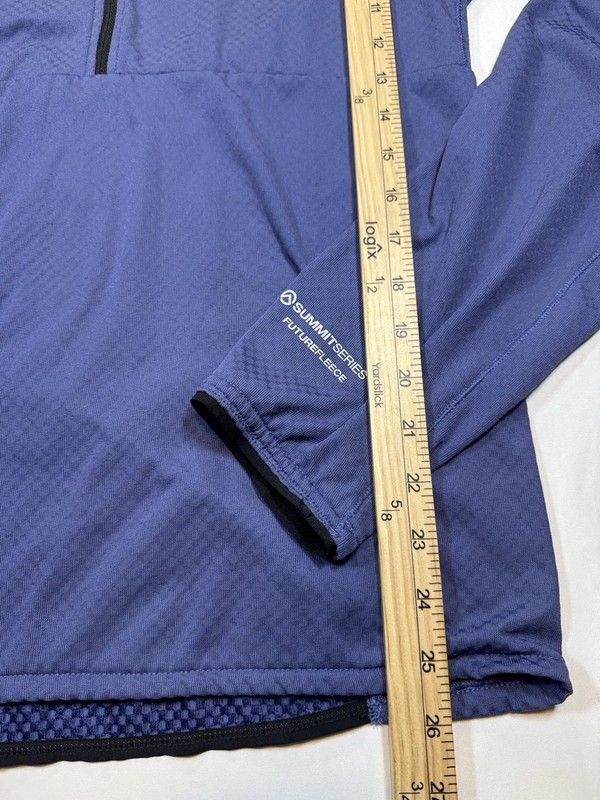 #1923 The North Face Summit Series FutureFleece 1/2 Zip Pullover Mens Large Blue gallery