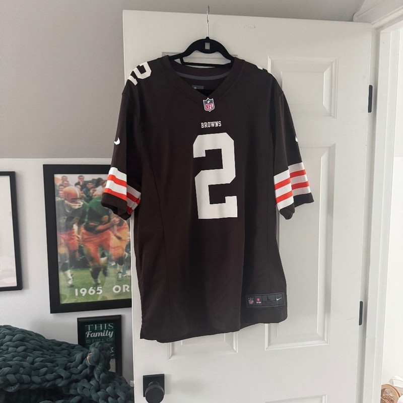 Johnny Manziel x Cleveland Browns 2014-25 x Nike Rookie Jersey in size Large gallery