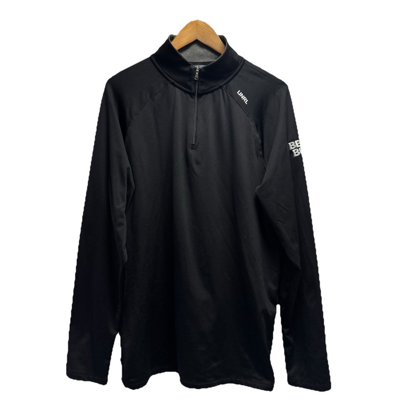 UNRL Men's Large Athletic Black 1/4 Zip Golf Pullover Performance Best Buy Shirt gallery