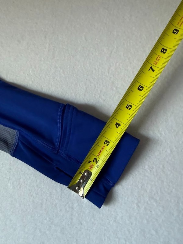 Patagonia Pullover Men L Blue 1/2 Zip Performance Thumbholes Stretch Activewear gallery
