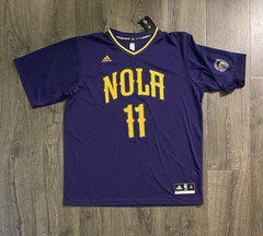 New Men XL Jrue Holiday New Orleans Pelicans adidas NBA Basketball Sleeve Jersey