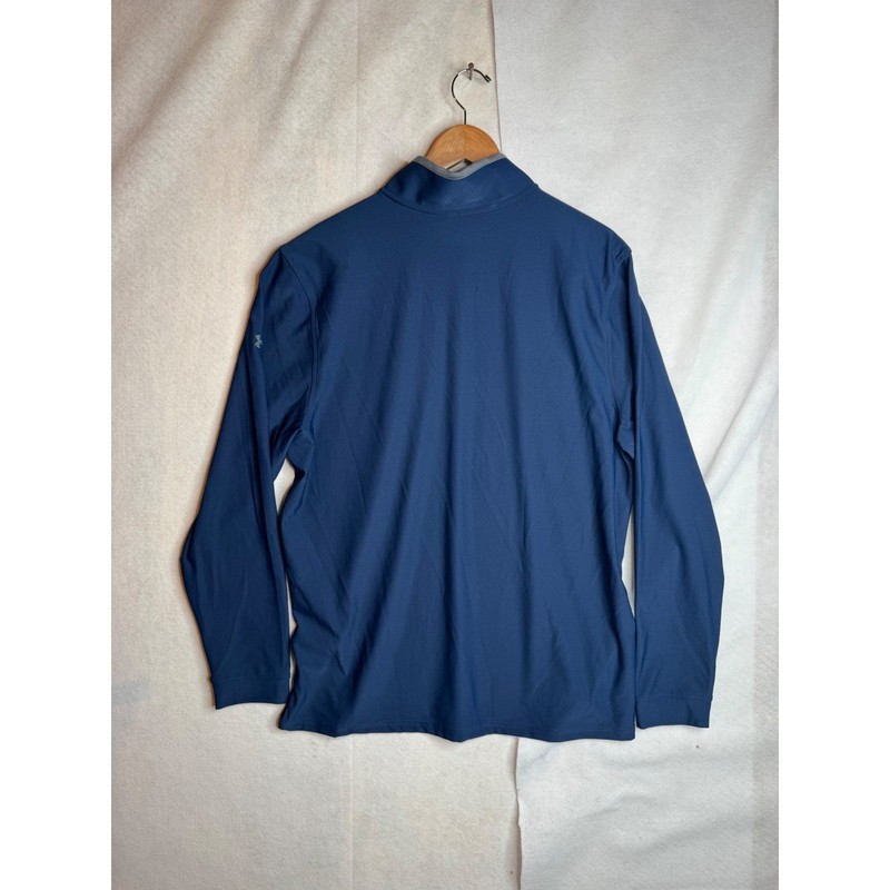 Under Armour Mens HeatGear Golf 1/4 Zip Pullover Navy Blue Anaconda CC LG UM1241 gallery