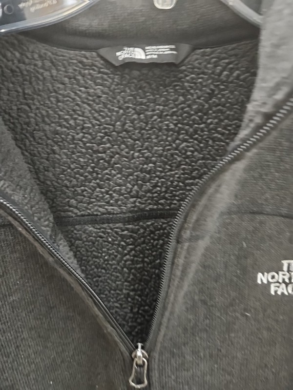 The North Face Grey Pullover Sweat Shirt Fleece Lined Unisex Sz M Sweater gallery